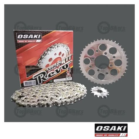 Factory Direct Sales Osaki Revo Chrome Plated Chain Sprocket Set XRM