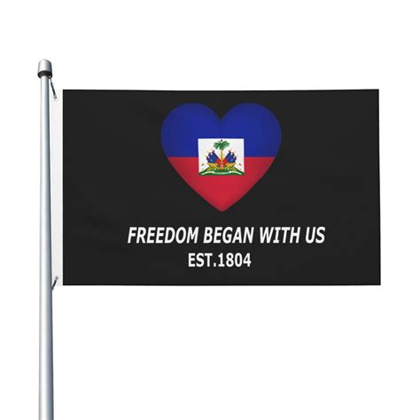 Haitian Heritage Month Haiti Pride 2024 Garden Flags 3x5 Ft Decoration