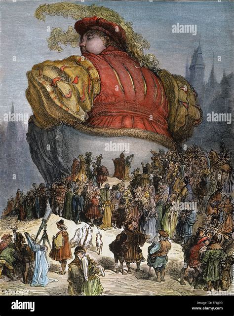 RABELAIS: GARGANTUA, 1873. /nThe people of Paris marvel at Gargantua ...