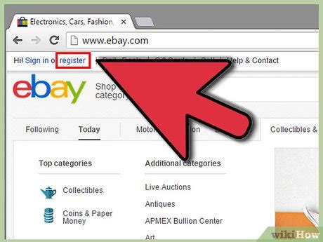 how to start an ebay account