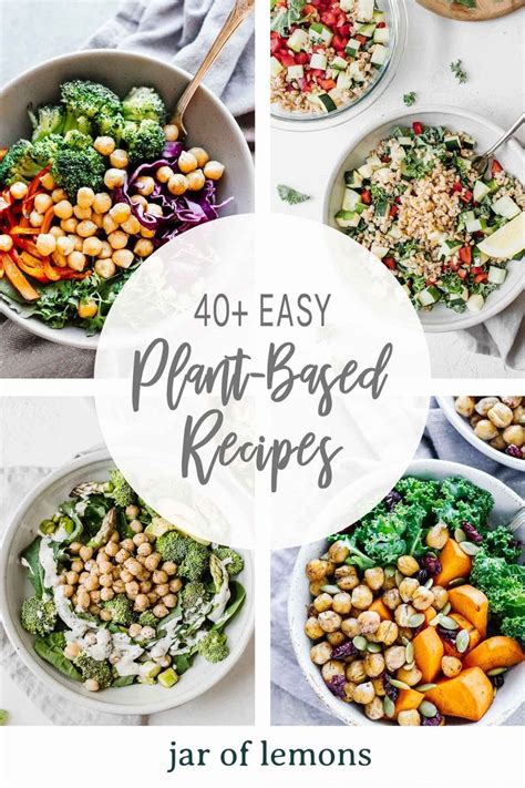 40+ Easy Plant-Based Recipes | Plant based recipes easy, Plant based ...