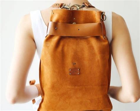 Leather Crossbody Bag Brown Leather Backpack Brown Leather Bag