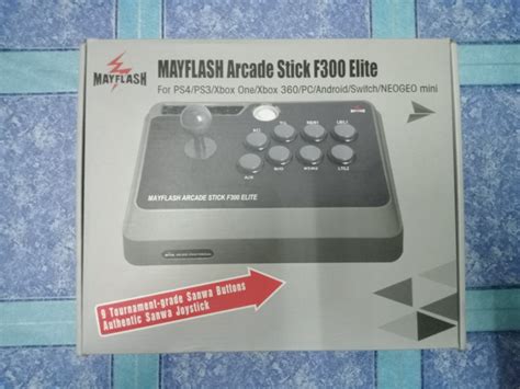 MayFlash F300 ELITE Arcade Stick With Sanwa Denshi Joystick And Buttons