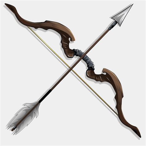 Fantasy Bow And Arrow Design