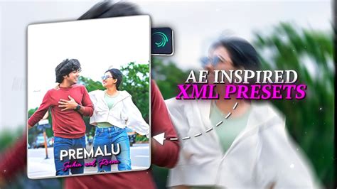 PREMALU Movie EFX Alight Motion Preset XML 60fps AE Inspired