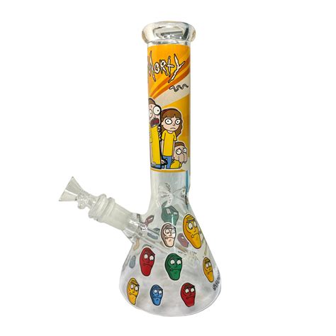 Bong De Vidro Rick And Morty Grande Moon One Tabacaria Atacado Sua