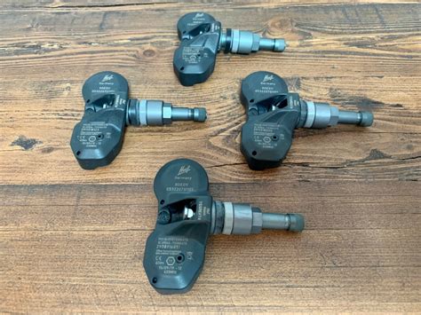 HUF TPMS Gun Metal Tire Pressure Sensors Set For BMW E60 M5 5 Series