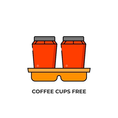 Premium Vector Coffee Cups Vector Type Icon