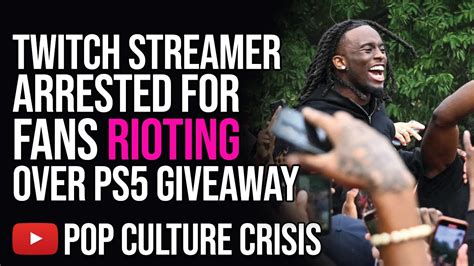 Twitch Streamer Kai Cenat Arrested For Inciting Riot At Nyc Meet And