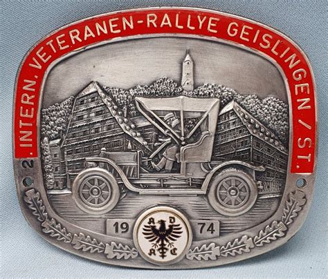 Emblem Mascot Badge Internationale Veteranen Rallye Catawiki