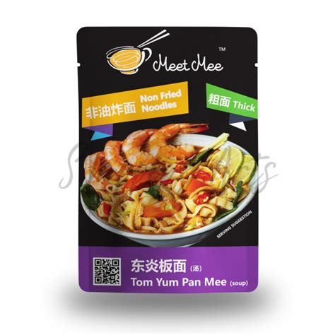 Halal Meet Mee Tomyum Pan Mee Sour And Spicy Soup Pan Mee Segera Sup Tomyum 东炎板面 Lazada