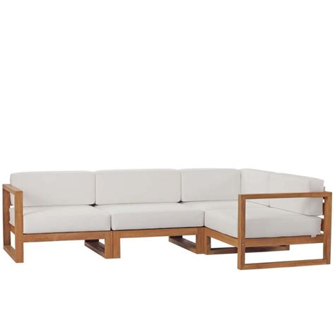 Arbor Teak Outdoor Loveseat 4 Piece - Indonesia Teak Furniture ...