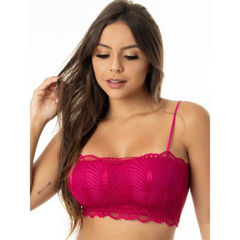 Kit Top Faixa Cropped Renda Al A Tomara Que Caia Suti Lingerie E Casual Shopee Brasil