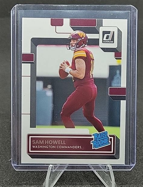 SAM HOWELL RC 2022 Donruss Rated Rookie 305 Washington Commanders EBay