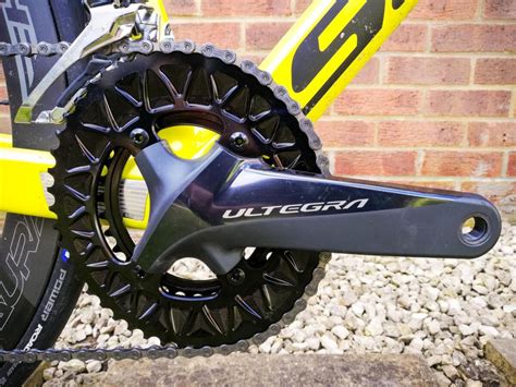 Звезда шатунов absoluteBLACK Oval 110 BCD Assymetric Chainring (Black ...
