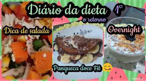 Diário da dieta receitinhas Fit deliciosas YouTube