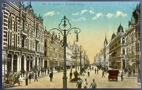 Rio De Janeiro Avenida Central Brazil Photograph By Mary Evans Picture