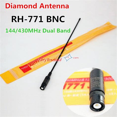 Diamond Rh Bnc Dual Band Antenna For Icom Ic V Vertex Hx Two