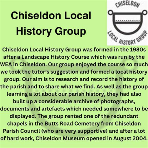 Local Studies On Twitter Wed Like To Tell You About Chiseldon Local