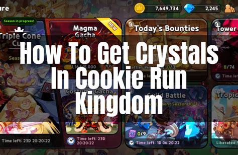 How To Get Crystals In Cookie Run Kingdom Mirage Portal