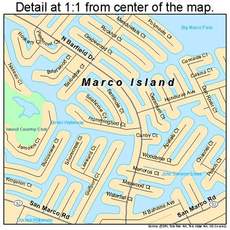 Marco Island Beaches Map