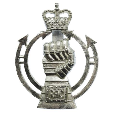 Royal Armoured Corps R A C Anodised Staybrite Cap Badge