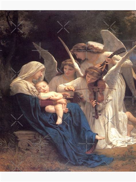 Song Of The Angels William Adolphe Bouguereau Poster By Lexbauer Redbubble