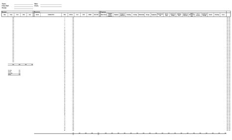 40 Free Bookkeeping Templates (Excel) - TemplateArchive