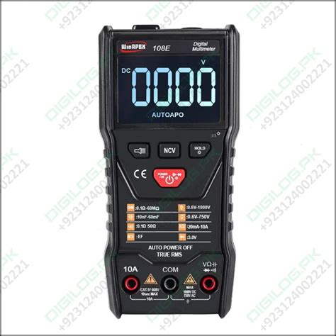 Winapex 108e 6000 Counts True Rms Digital Multimeter Automatic Voltage