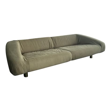 Baxter Italian Leather Sofa | Chairish