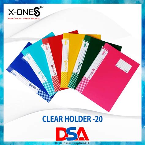 Jual CLEAR HOLDER 20 LEMBAR FOLIO F4 FOLDER ON MAP X ONE Shopee