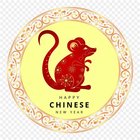 Rat Zodiac Vector Png Images Vector Illustration Rat Chinese Zodiac