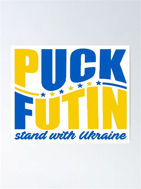 FUCK PUTIN I STAND WITH UKRAINE Poster By SeinaboSey Redbubble