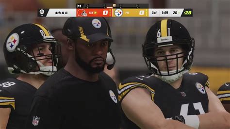 Browns Vs Steelers Madden 23 Gameplay Youtube