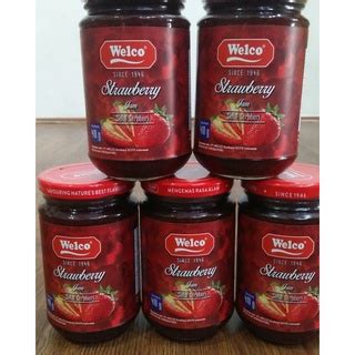 Jual Welco Selai Strawberry 410 Gr Shopee Indonesia