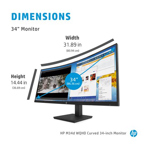 HP M34d WQHD Curved Monitor – Tech Me Out