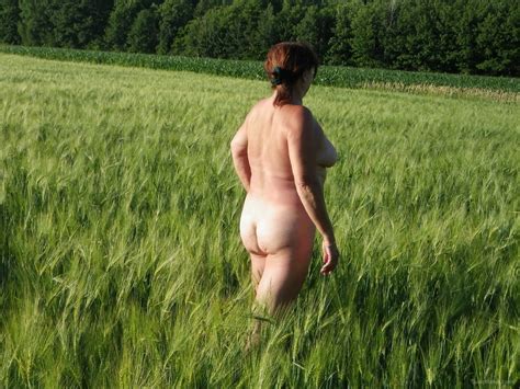 My Wife Naked In The Field Taking In The Sun