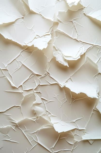 Premium Photo Closeup View Of A Cracked And Peeling White Paint