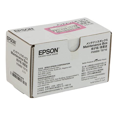 Caja De Mantenimiento Epson T Epson Workforce Pro Wf C Dwf Wf