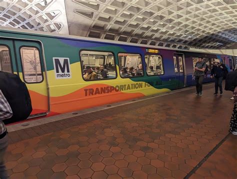 Metro Rolls Out Pride Month Train Cars