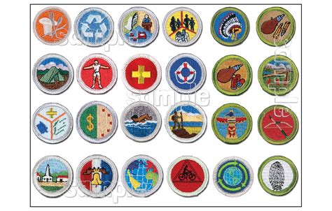 Printable List Of All Boy Scout Merit Badges