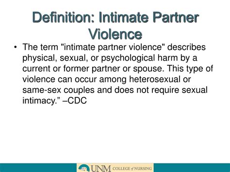 Ppt Intimate Partner Violence Intervention And Prevention Powerpoint