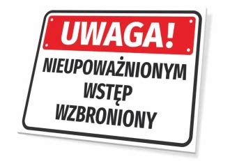 Tabliczka Zakaz Wst Pu Trwa Ozonowanie Sklep Internetowy Wally