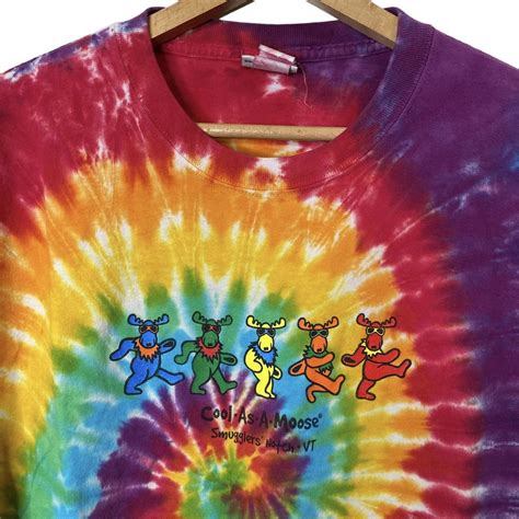 Vintage Vintage Grateful Dead Dancing Bears Parody Tie Dye T Shirt