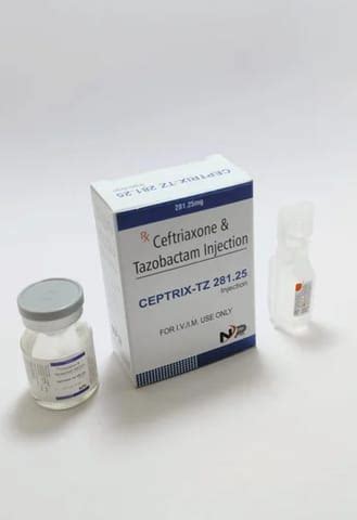 Ceftriaxone Mg Tazobactam Mg