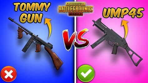 Ump45 Vs Thompson Which Smg Is Better In Bgmi And Pubg Mobile