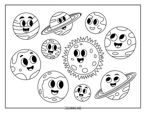 Planetas Para Colorir E Imprimir - 5