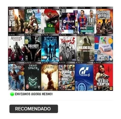 Combo 3000 Jogos Para Ps3 Mídia Digital Leia Descrição Escorrega