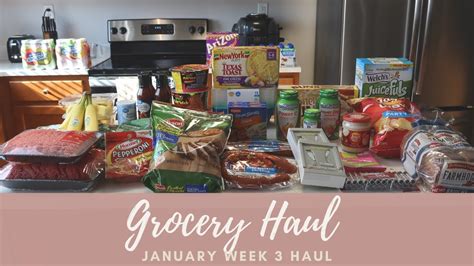 Grocery Haul January 2023 Week 3 Grocery Haul Debt 0 YouTube