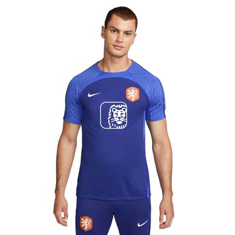 Nike Nederland Strike Trainingsshirt 2022 2024 Blauw Wit Knvbshopnl